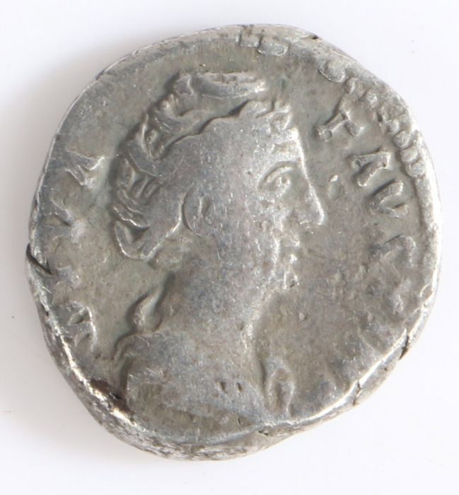 Faustina Senior Denarius, Wife of Antoninus Pius, died 141 AD