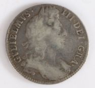 William III Halfcrown, 1696, (S 3481)