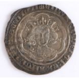 Edward III Silver Groat of London, Series C 1351 - 1352, Spink 1565 Lombardic 'M's, closed 'C' and