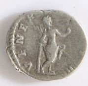 Julia Domna silver denarius, died 217 AD, Wife of Septimius Severus