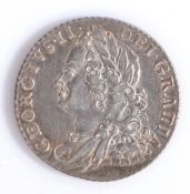 George II Shilling, 1758, (S 3704)