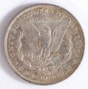 USA One Dollar, 1884, Mint mark for New Orleans