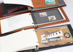 Stamps, GB islands, Jersey, Guernsey & I.O.M., three albums of presentation packs (3)