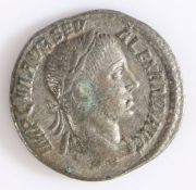 Severus Alexander silver denarius, 225-235 AD