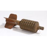 First World War German Granatenwerfer 16 High Explosive Spigot Mortar Projectile, segmented casing