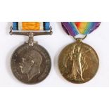 First World War pair of medals, 1914-1918 British War Medal and Victory Medal (G-7007 PTE. J.