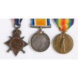 First World War trio of medals, 1914-15 Star, 1914-1918 British War Medal, Victory Medal (SS.1880.