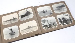 Naval photograph album, dating from the 1920s, believed to be from a sailor from HMAS Canberra,