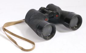 Canadian G.C.B. 40 M.A. 7 x 50 military binoculars, broad arrow marked, serial number 21044-C,