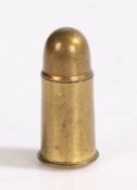 Second World War Italian 10.4mm round for the Bodeo revolver, dated 1937 to base, inert