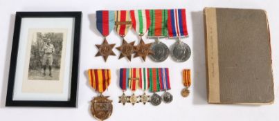Second World War grouping to Major Geoffrey Groom Royal Engineers, 1939-1945 Star, Africa Star