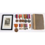 Second World War grouping to Major Geoffrey Groom Royal Engineers, 1939-1945 Star, Africa Star