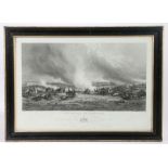 Willmore  after Jones - black and white engraving of the Battle of Waterloo, 52 cm x 36 cm