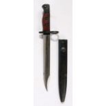 British No.5 Knife Bayonet for use with the Lee Enfield No.5 Mk 1 'Jungle Carbine, makers code '
