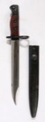 British No.5 Knife Bayonet for use with the Lee Enfield No.5 Mk 1 'Jungle Carbine, makers code '