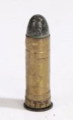 Early .577 Snider round with wrapped brass foil case, inert