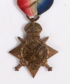 First World War casualty medal, 1914 Star (6545 L. CPL. J. WATSON. 2/K.R. RIF. C.), records show