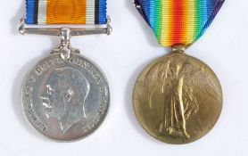 First World War pair of medals, 1914-1918 British War Medal and Victory Medal (LIEUT. E.C. WATSON)