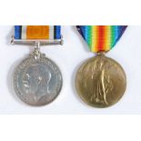 First World War pair of medals, 1914-1918 British War Medal and Victory Medal (LIEUT. E.C. WATSON)