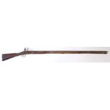 Late 18th century long barrelled Flintlock Musket by Barnett of London, maker signed to lock, iron