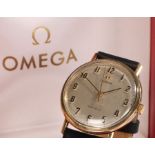 Omega Geneve 9 carat gold gentleman's wristwatch, movement no. 26660983, circa 1969, the signed