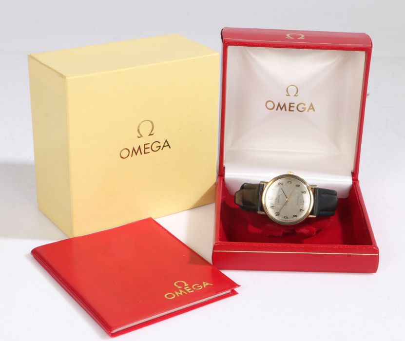 Omega Geneve 9 carat gold gentleman's wristwatch, movement no. 26660983, circa 1969, the signed - Image 2 of 2