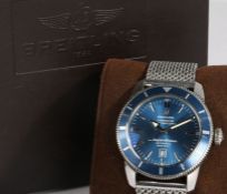 Breitling Superocean Heritage 46, gentleman's stainless steel wristwatch, circa 2016, the signed