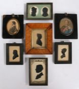 English School (19th Century) Profiles of Thomas North and his Wife Maria pair of bronzed
