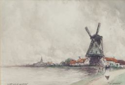 Victor Noble Rainbird (1888-1936) 'In Belgium' signed (lower left),watercolour 20 x 30cm (8 x