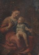 After The Old Master (19th Century) Madonna and Child oil on panel 34 x 25cm (13.5'' x 10'')