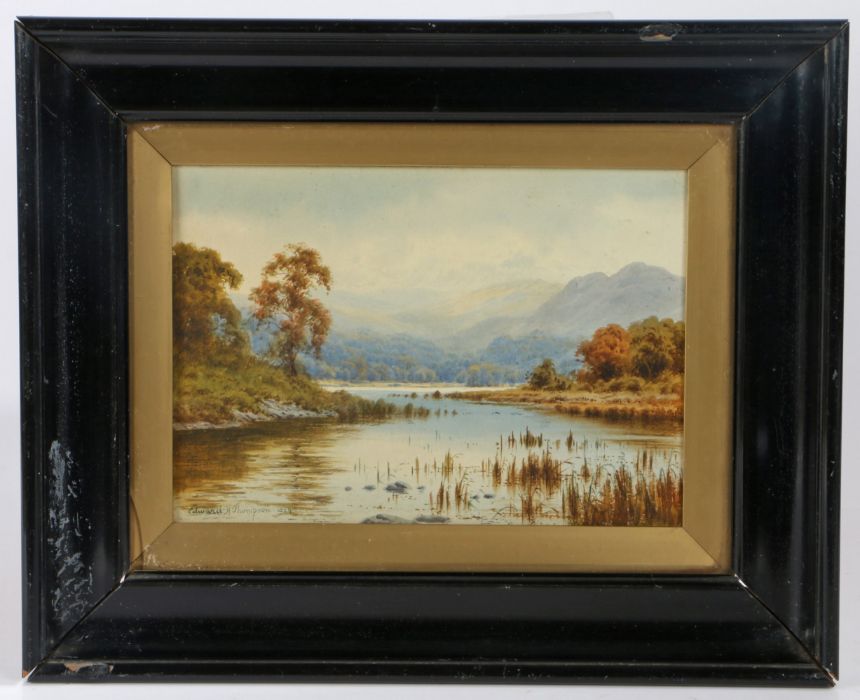 Edward Horace Thompson (British, 1879-1949) Lake District Scene signed and dated 1924 (lower