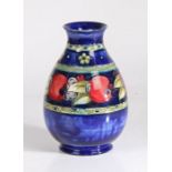 1930's Moorcroft vase, the flared neck above an ovoid body with central band of pomegranates and