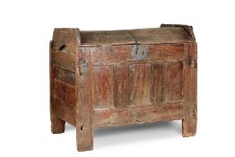 A large Henry VIII/Edward VI oak boarded ark, English/Welsh Borders, circa 1540-50 The original,