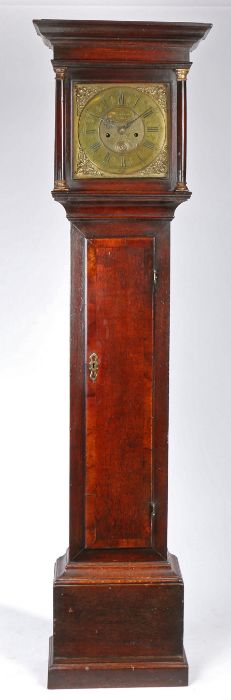 An early 18th century oak longcase clock, John Glazebrook (b.1697), Mansfield, Nottinghamshire, - Image 2 of 4