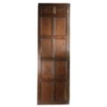 A large quantity of Elizabeth I oak room panelling, with traces of original polychrome,