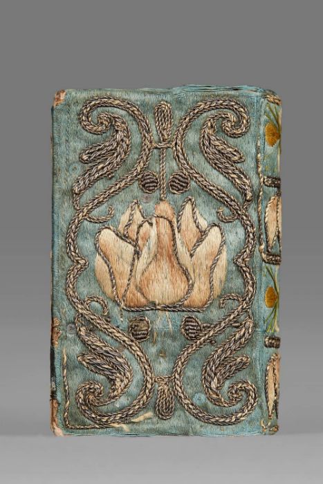 A Charles I miniature book, with silk and metal thread binding, circa 1639 Title page reads: The - Image 7 of 10