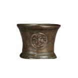 A rare, small Charles I bronze mortar, attributed to the London 'unidentified foundry', circa 1640