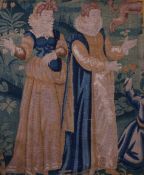 A late 16th/ early 17th century tapestry panel, Flemish, circa 1600 Worked in coloured wool,