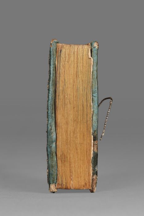 A Charles I miniature book, with silk and metal thread binding, circa 1639 Title page reads: The - Image 8 of 10