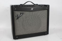 Fender Mustang III guitar amplifier (serial number - CGPE12004694) and a Fender MS2 Footswitch.