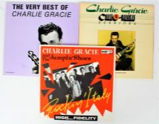 3x Charlie Gracie LPs - Charlie Gracie And The Jumpin' Shoes – Rockin' Italy ( Yeob 003 , Italian