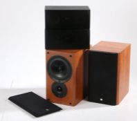 Pair of KEF Cresta 10 Speakers together with a pair og PSB Alpha CLR speakers (4)