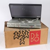 A Bang and Olufsen Beocenter 3500 Amplifier record player, with original box, serial number 26310