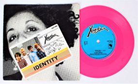 X-Ray Spex – Identity ( INT 563 , UK, 1978, pink vinyl, VG+/EX)