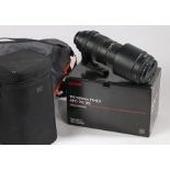 Sigma 150-500mm F5-6.3 APO DG S optical stabiliser lens, with case and original box, Cullmann camera