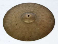 Zildjian Constantinople 14.5" cymbal. Very faint makers mark/ signature.