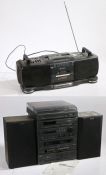 Sony LBT-D105 Stereo system witha Sony CD player and turntable, together with a pair of Sony
