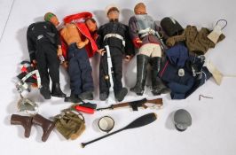 Collection of Action Man dolls and accessories, to include ceremonial Royal Marine (qty)