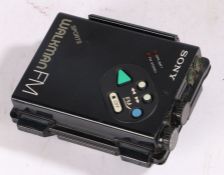 Sony Walkman Sports WM-F5 in black.