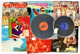 A collection of Calypso/ World music on vinyl.